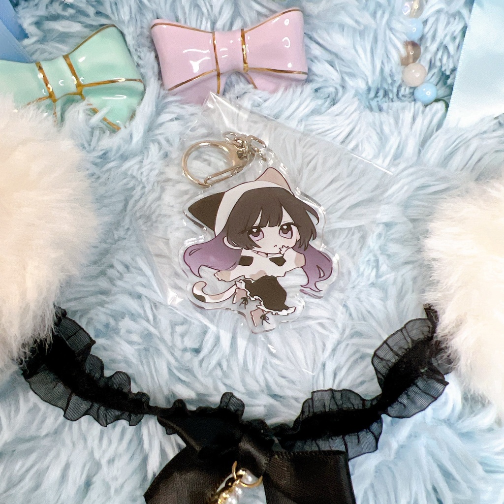 依存 #すぷらいぶ 猫耳パーカーアクキー