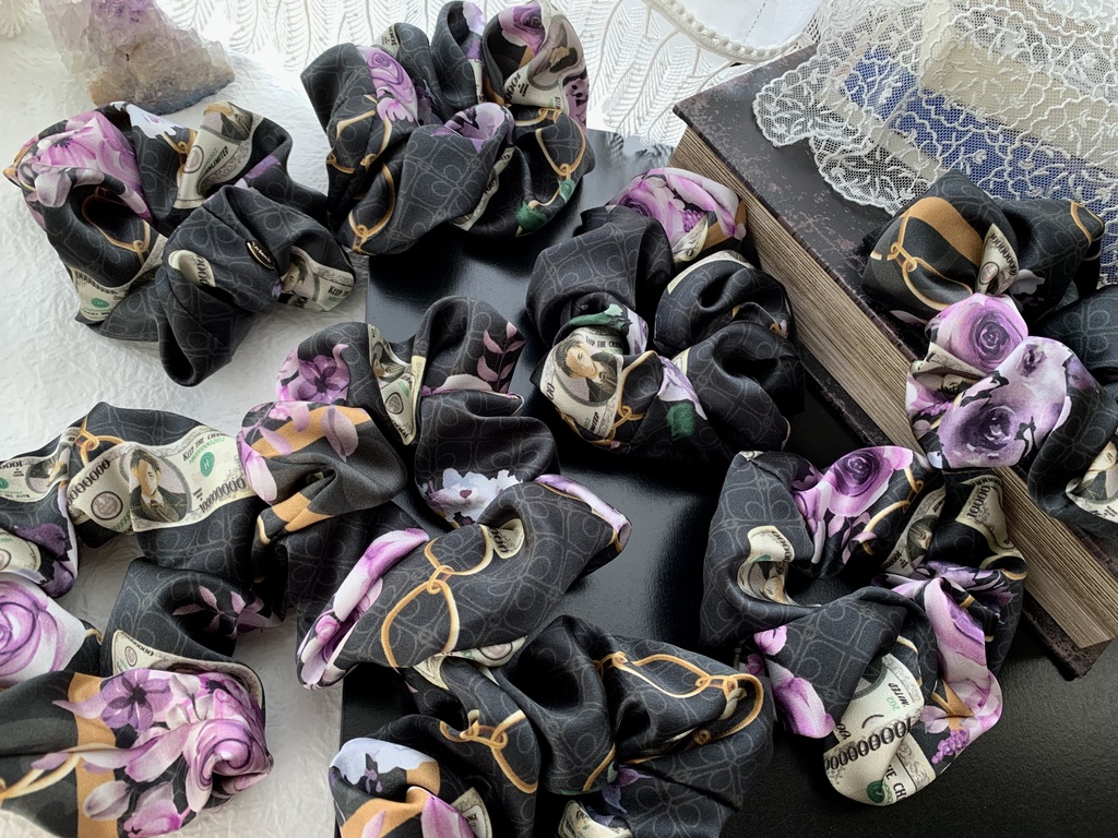 大助イメージシュシュ　silk/ｵﾘｼﾞﾅﾙﾃﾞｻﾞｲﾝﾌﾟﾘﾝﾄ