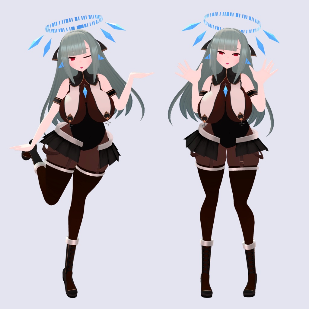 【全年齢版】【商用利用・改変OK】量産型人工天使さんVRMモデル