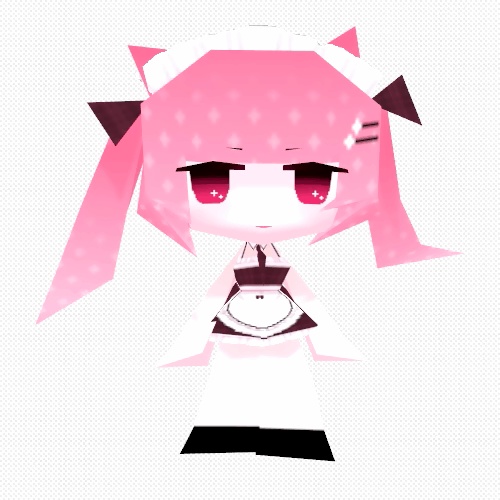 【商用利用・改変OK】△256ローポリVRMモデル ネコミミちゃん