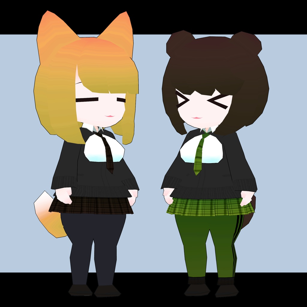 VRC向けオリジナル3Dモデル【須久井さん】