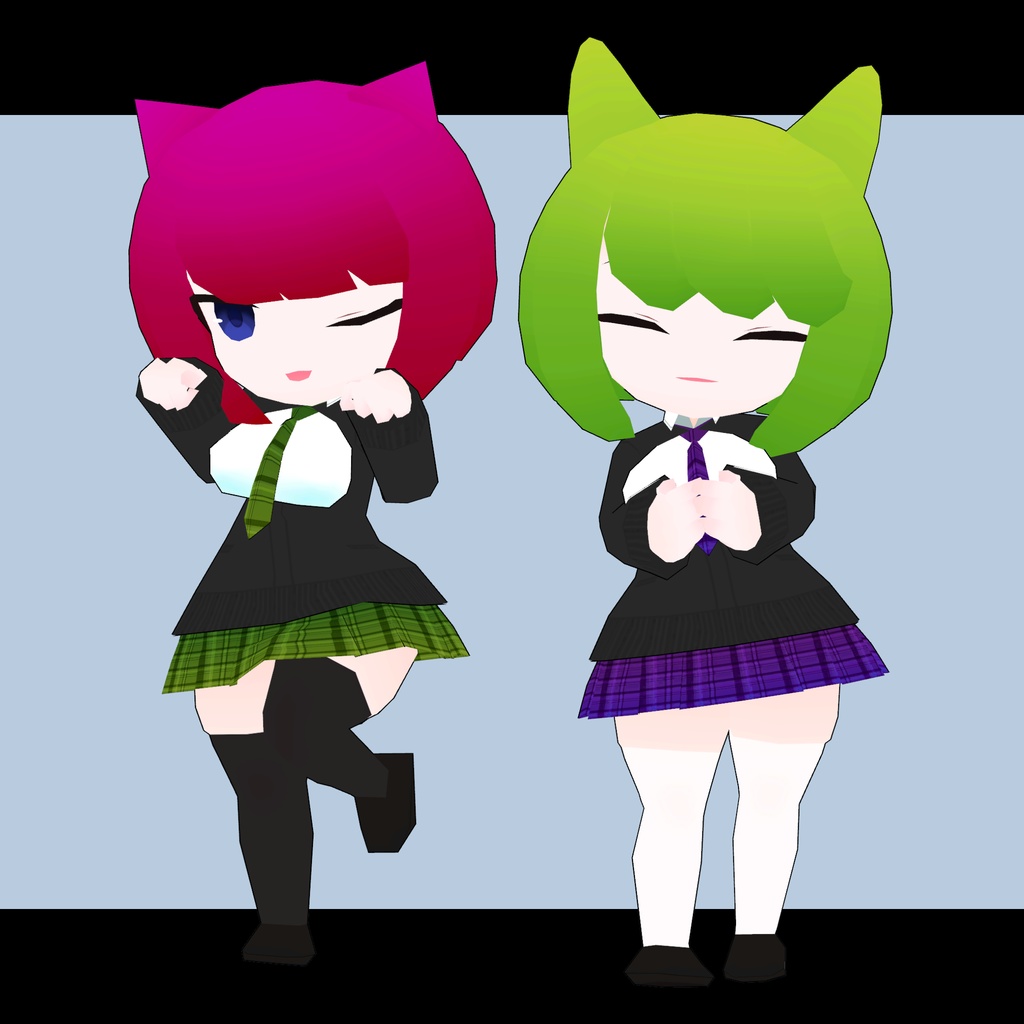 VRC向けオリジナル3Dモデル【須久井さん】