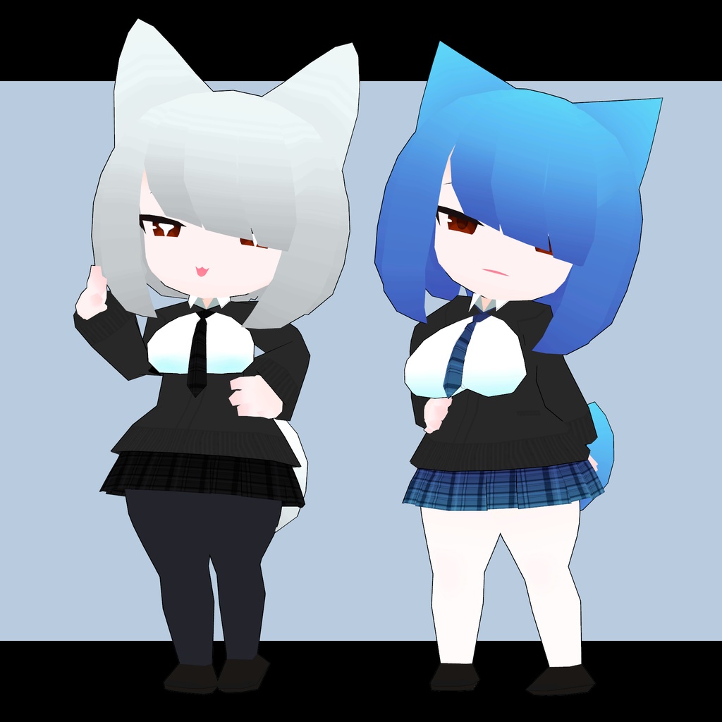 VRC向けオリジナル3Dモデル【須久井さん】