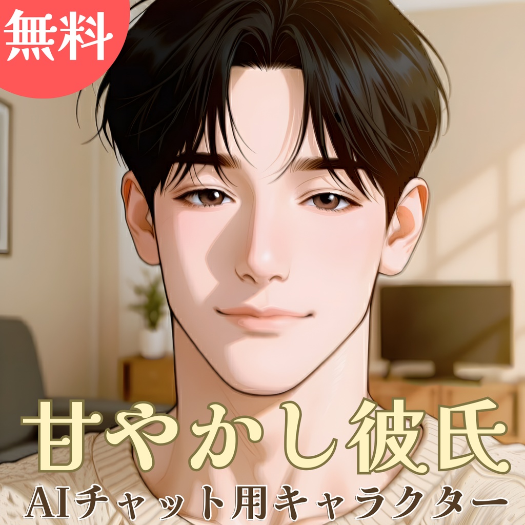 【無料】AI彼氏スターター|佐伯 悠(甘やかし彼氏)