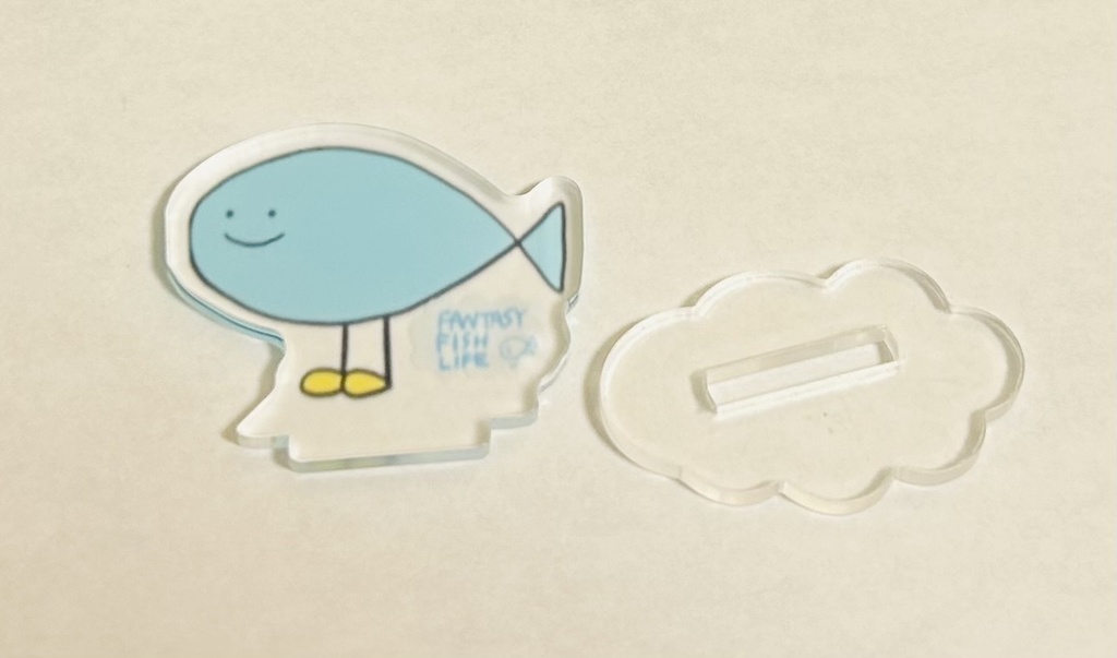 【匿名配送】ファンタジーフィッシュライフさかな両面アクリルスタンド