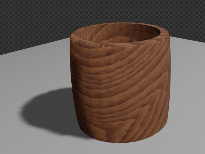 【3Dモデル】臼 と 杵 餅つき