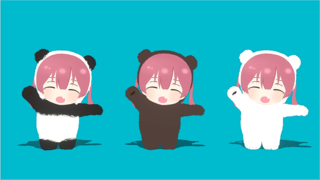 【Free DL】宝鐘クマリン 非公式3Dモデル