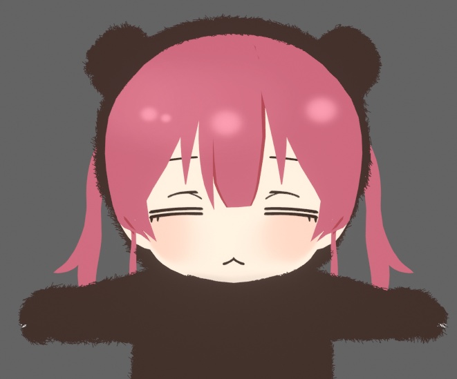 【Free DL】宝鐘クマリン 非公式3Dモデル