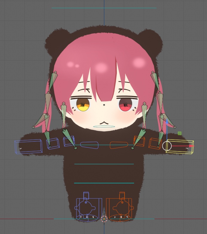 【Free DL】宝鐘クマリン 非公式3Dモデル