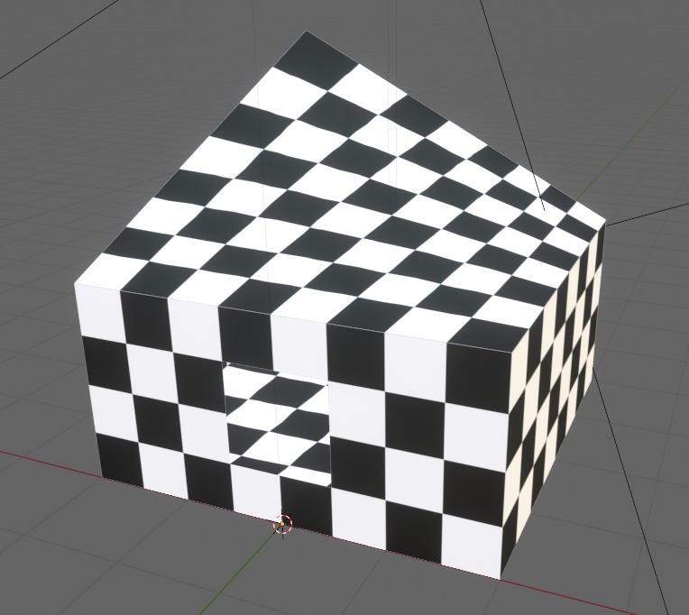 【Blender】エイムズの部屋(トリックアート)