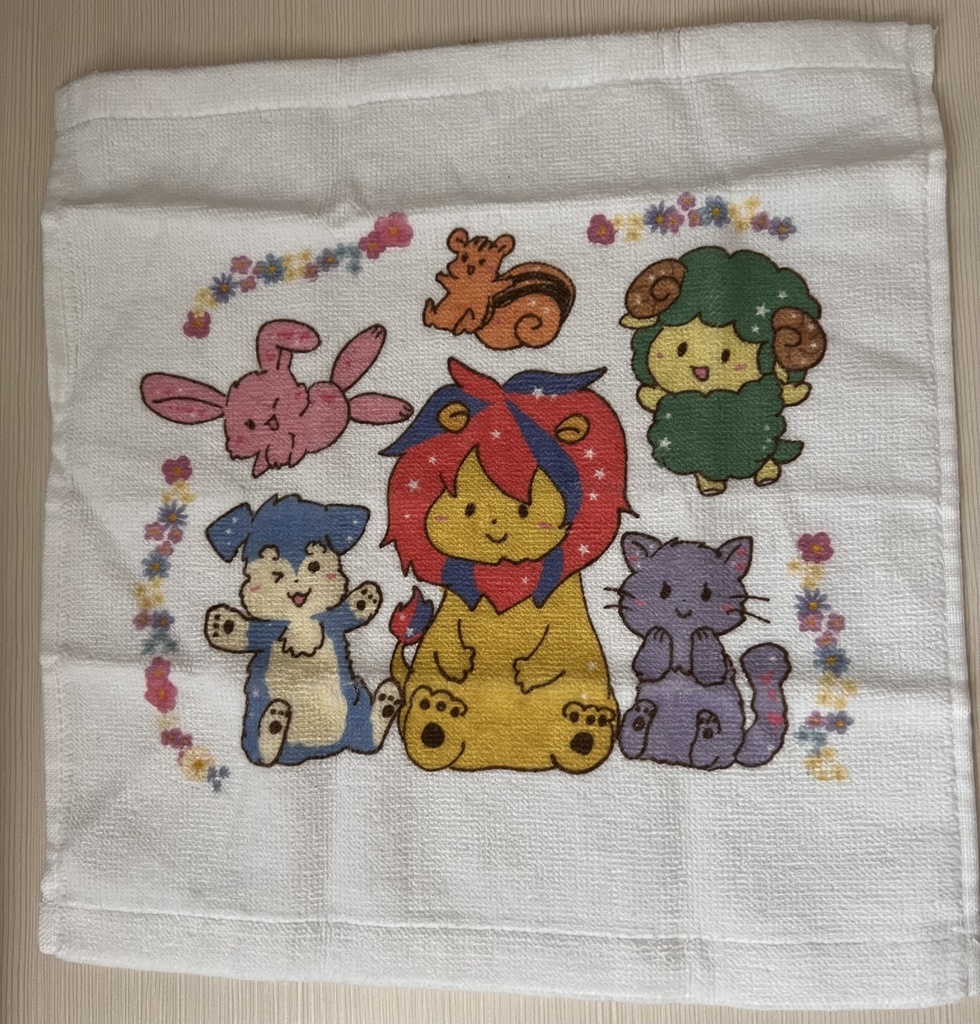 ライムギくんとなかまたちハンドタオル