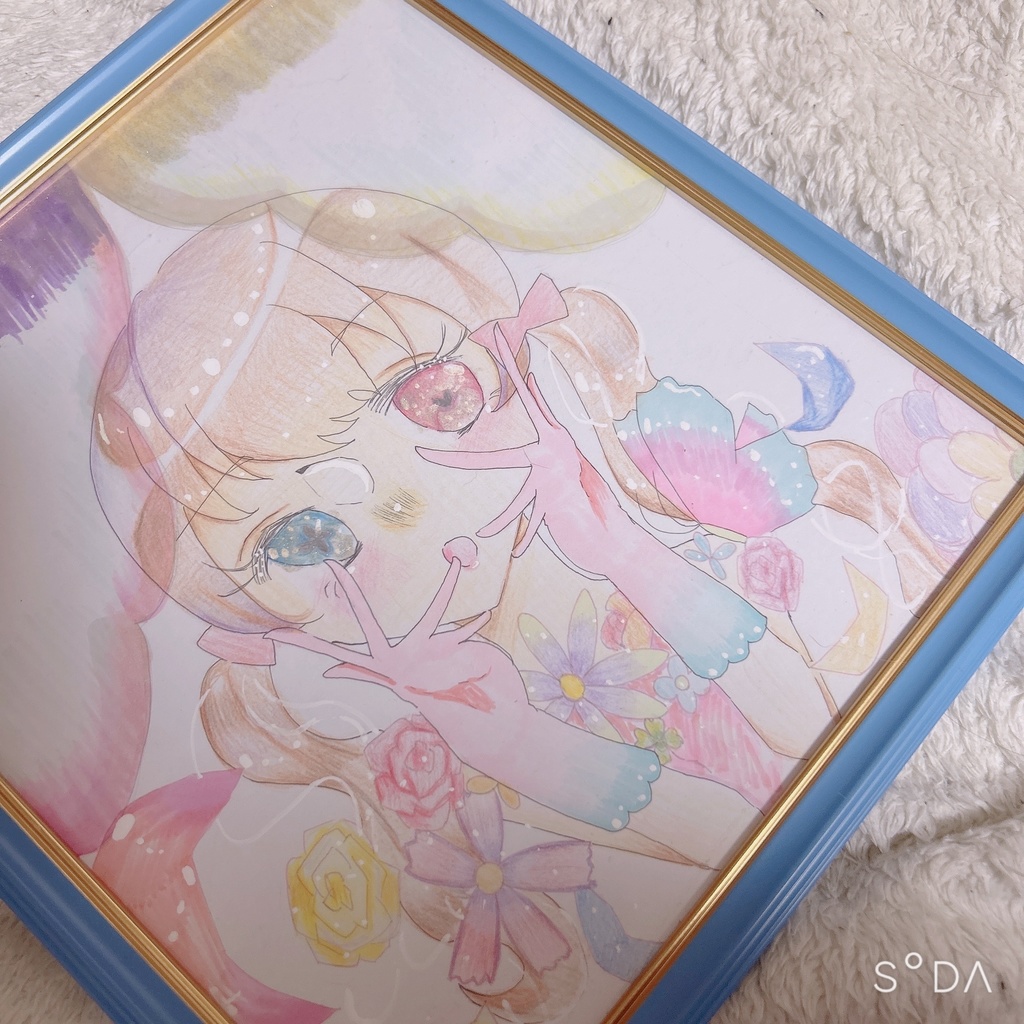 ユメみる瞳 原画色紙