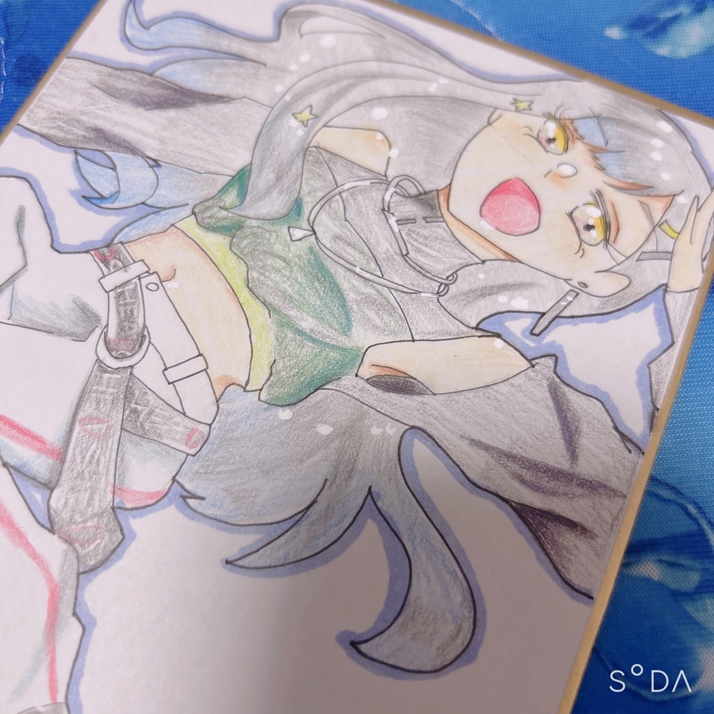 プロジェクトセカイ 白石杏色紙
