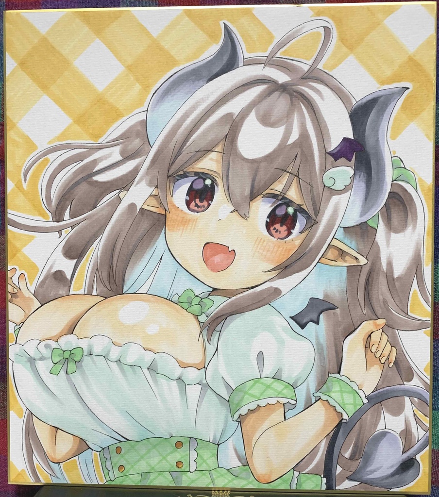 大色紙　アナログ原画　オリジナル