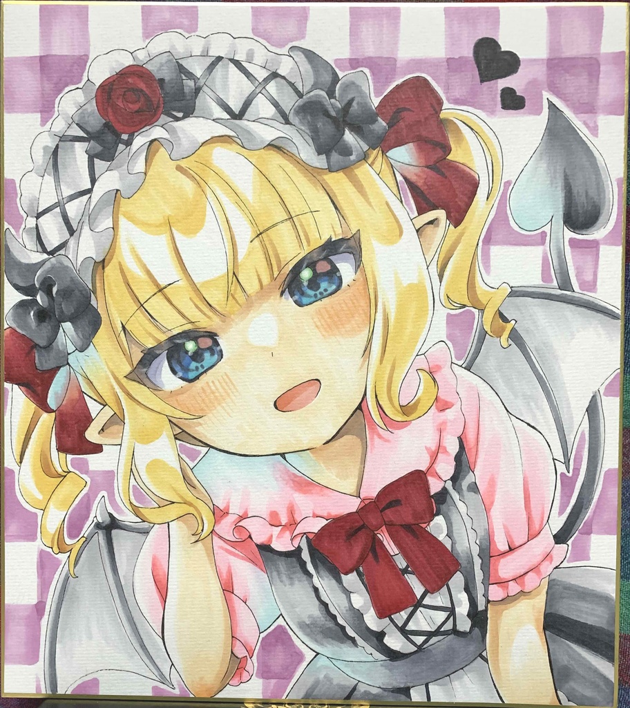 大色紙 アナログ原画 オリジナル