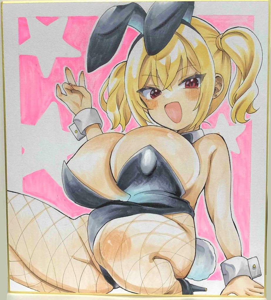 大色紙　オリジナル　バニー