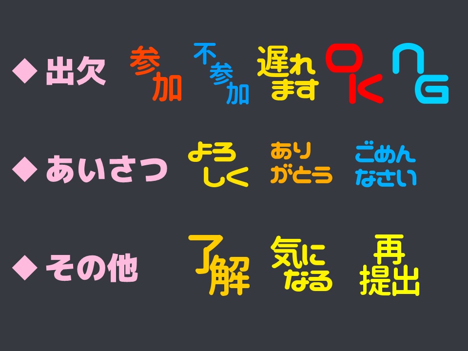 Discord用絵文字1・TRPG連絡向け