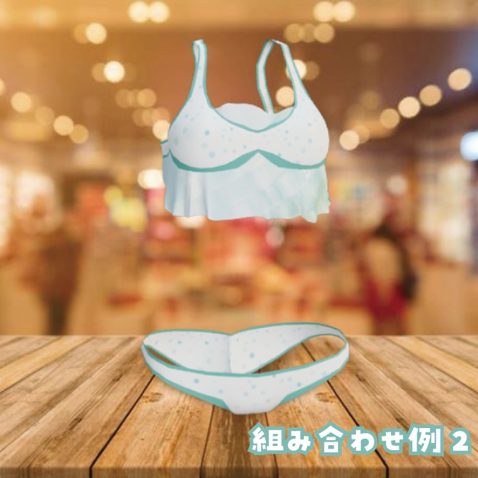 【VRChat想定】街狐さん向け衣装_水着1