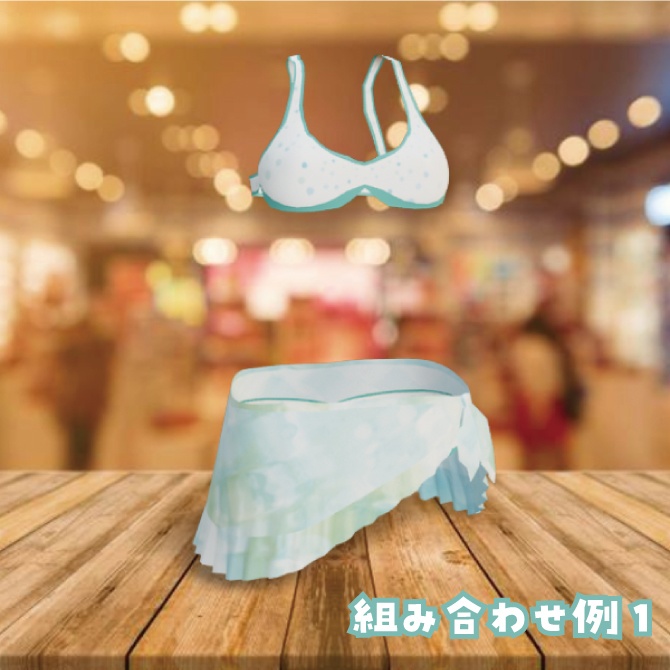 【VRChat想定】街狐さん向け衣装_水着1