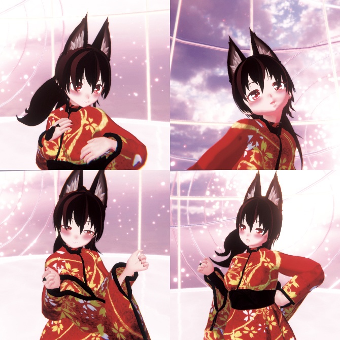 【PB対応】オリジナル3Dモデル「夜叉姫」