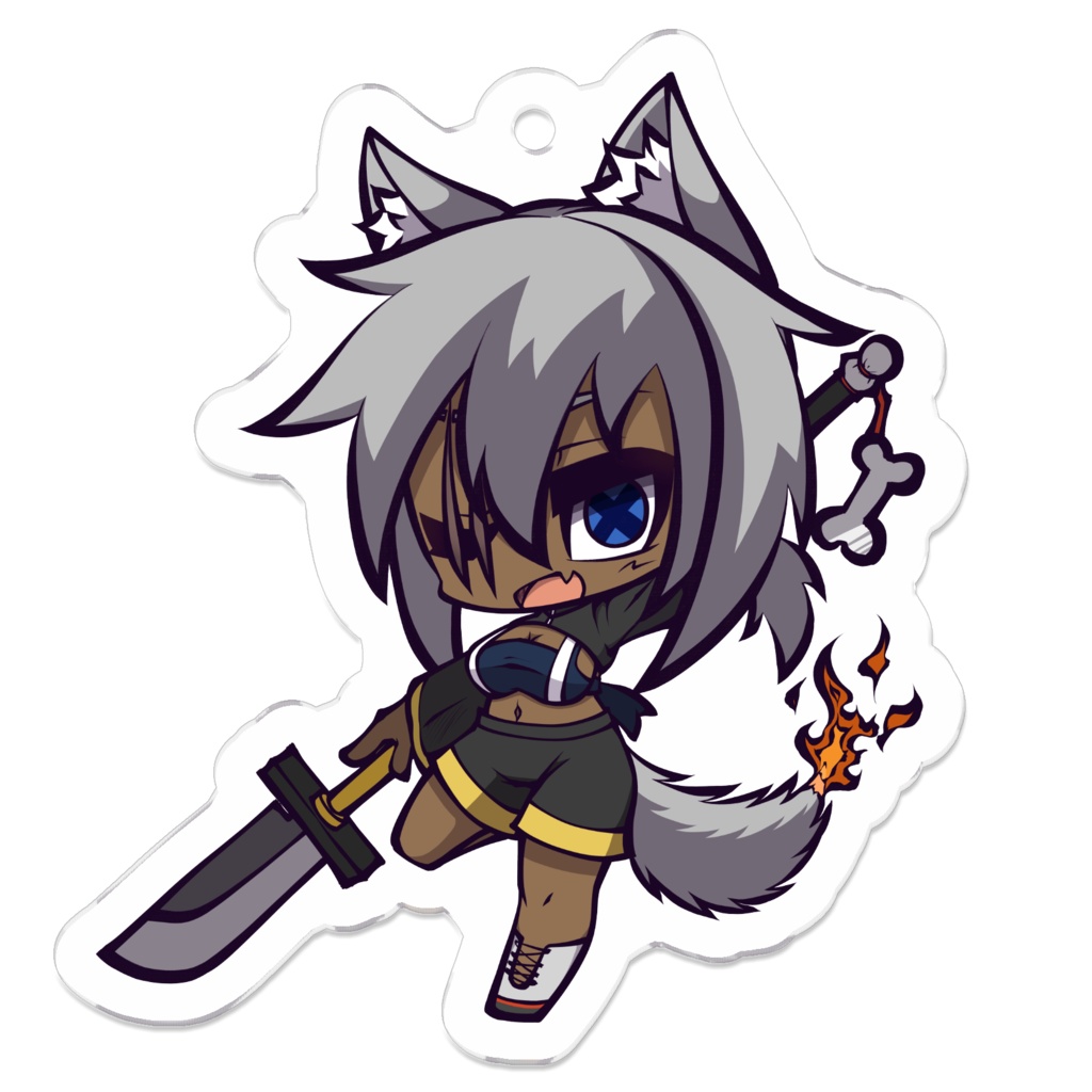 味彩アクリルキーホルダー