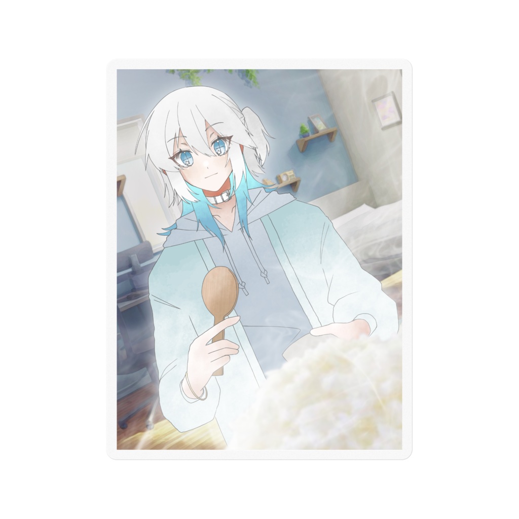 白井らいす オリジナルステッカー