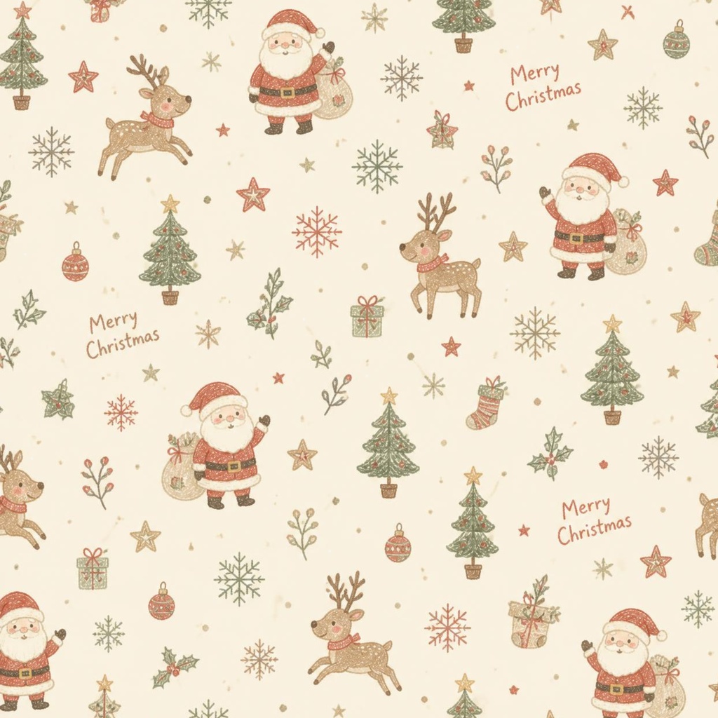 クリスマスデジタルペーパー