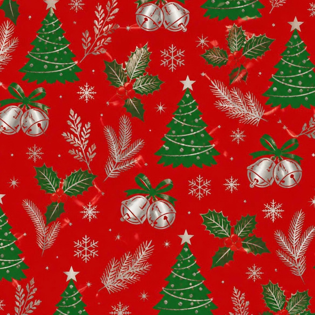 クリスマスツリーのデジタルペーパー