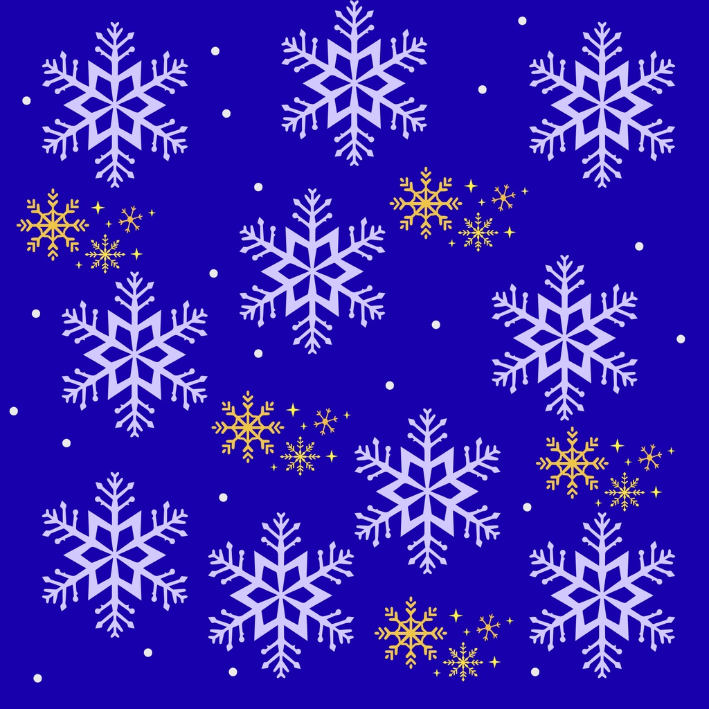 雪のクリスマスデジタルペーパー