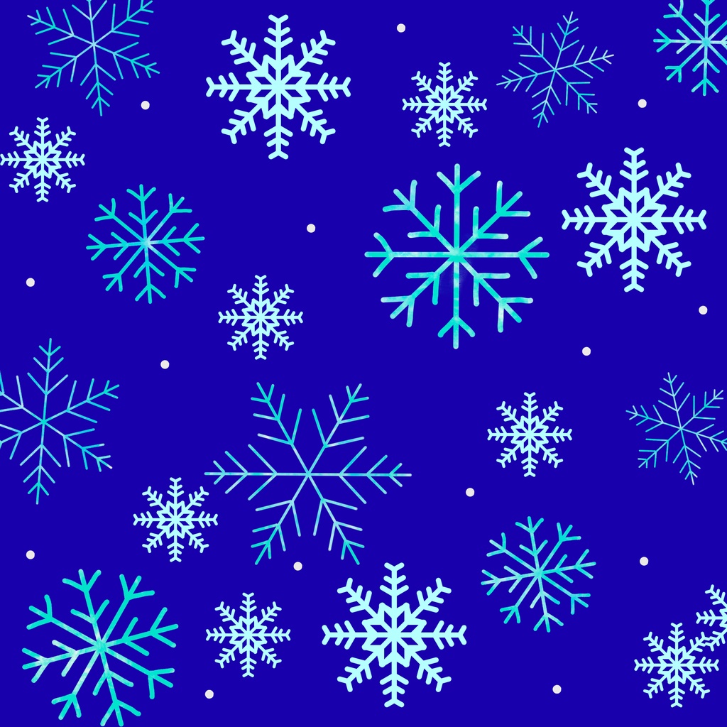 雪のクリスマスデジタルペーパー