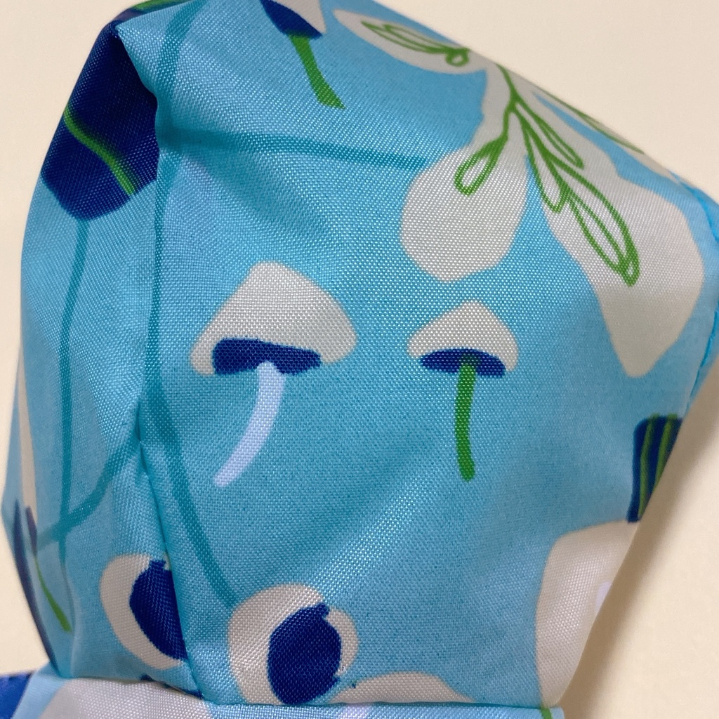 ベジタブル柄レインポンチョ