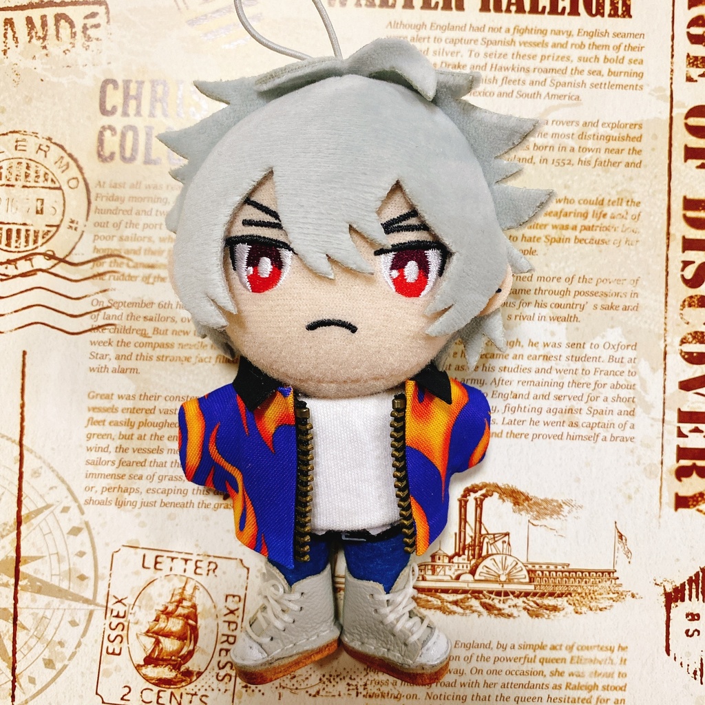 ファイヤー柄ジャケット