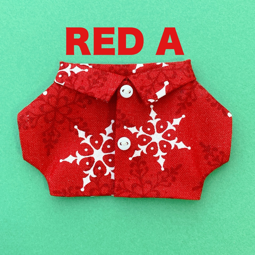 雪の結晶■ボタン付きシャツ