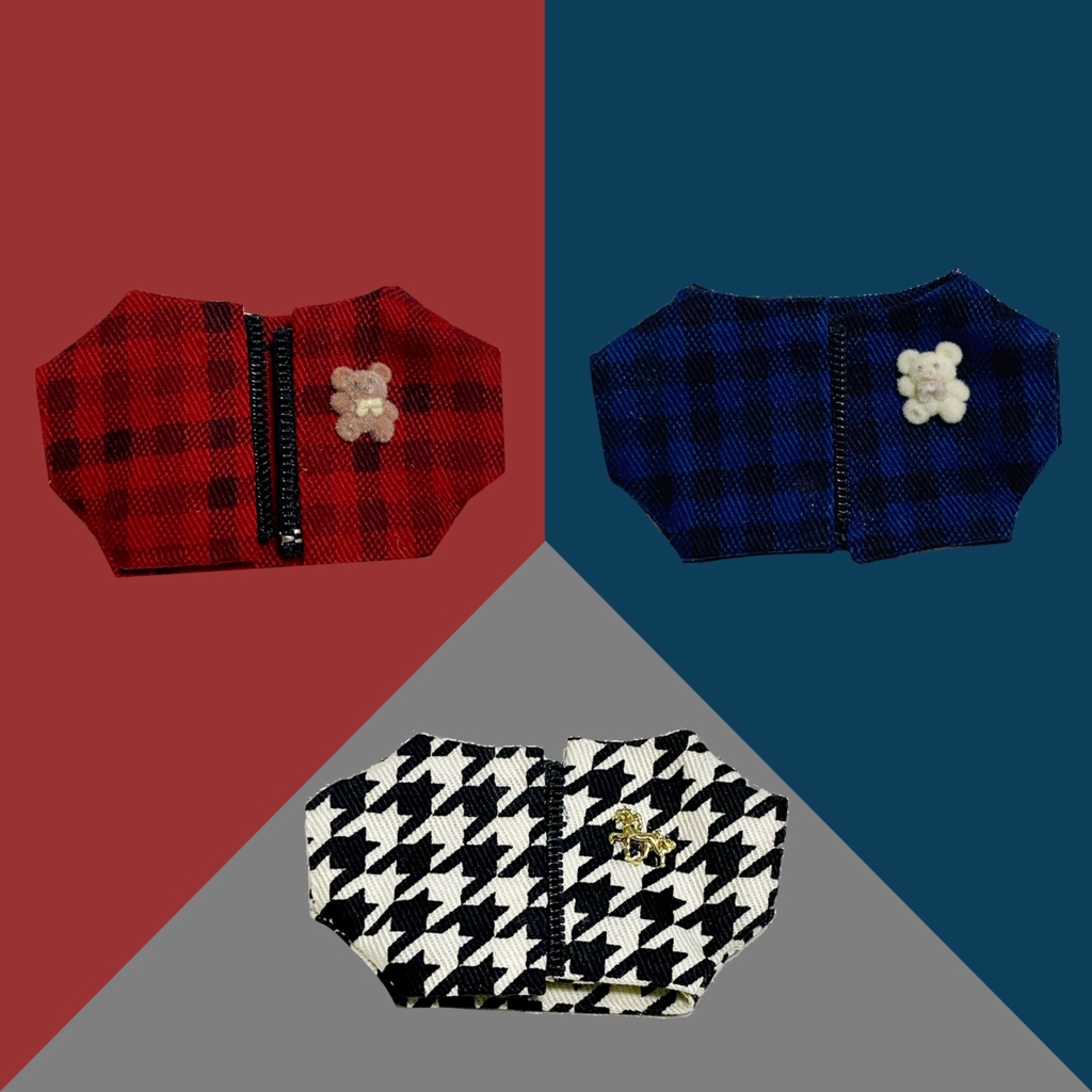 ジャケット■くまチェック/千鳥