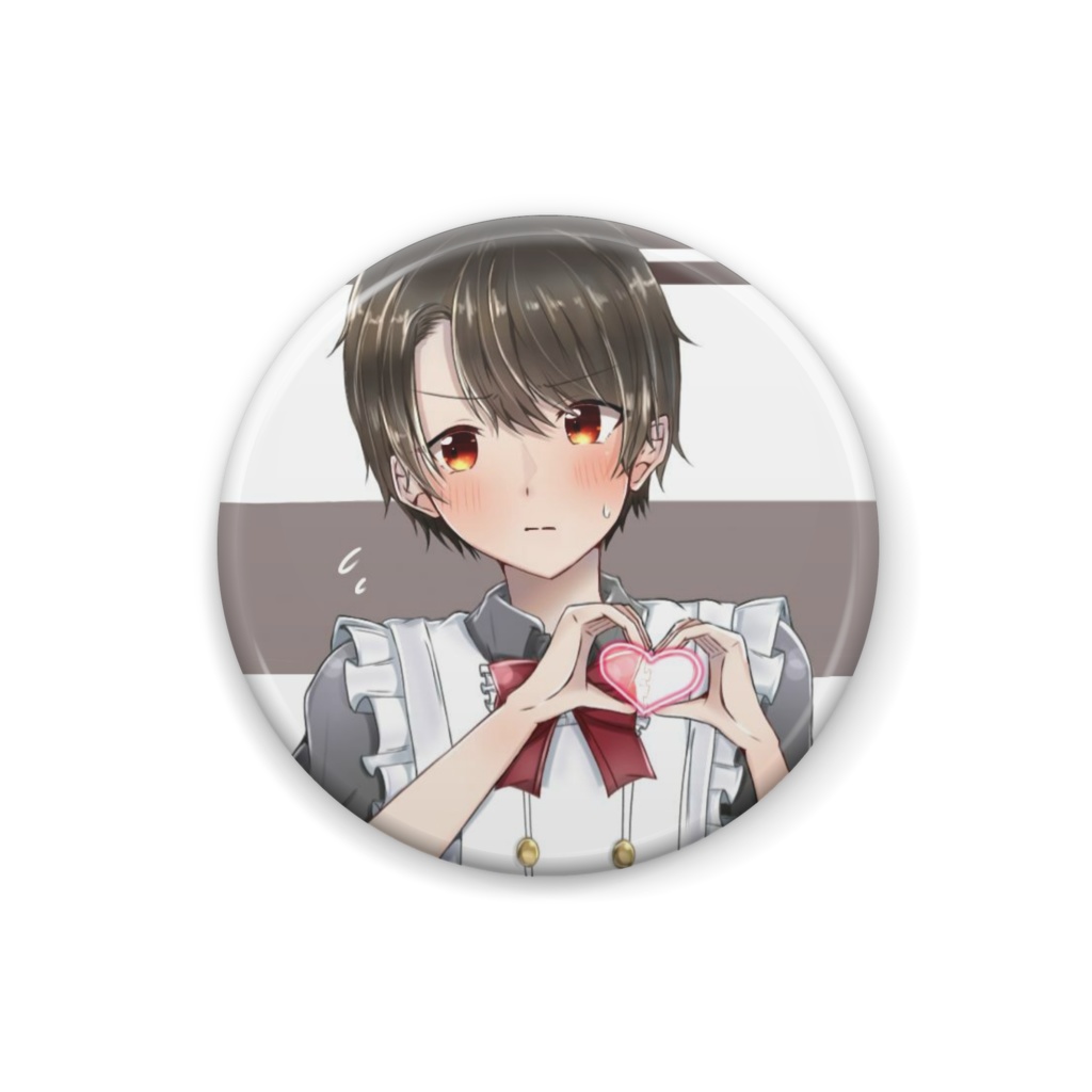 メイド服缶バッジ