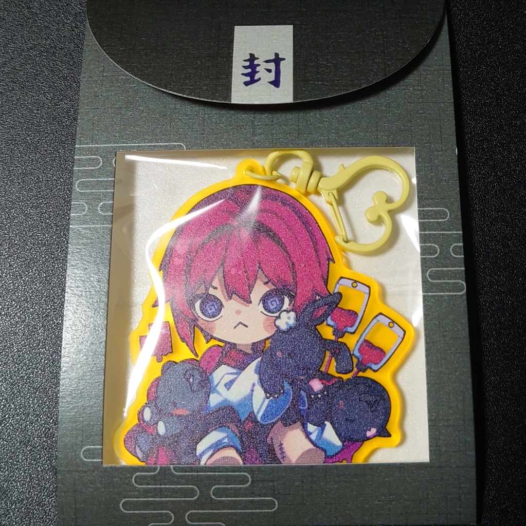 カラーアクリルキーホルダー 全2種