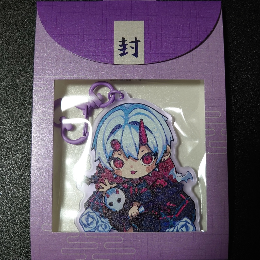 カラーアクリルキーホルダー 全2種