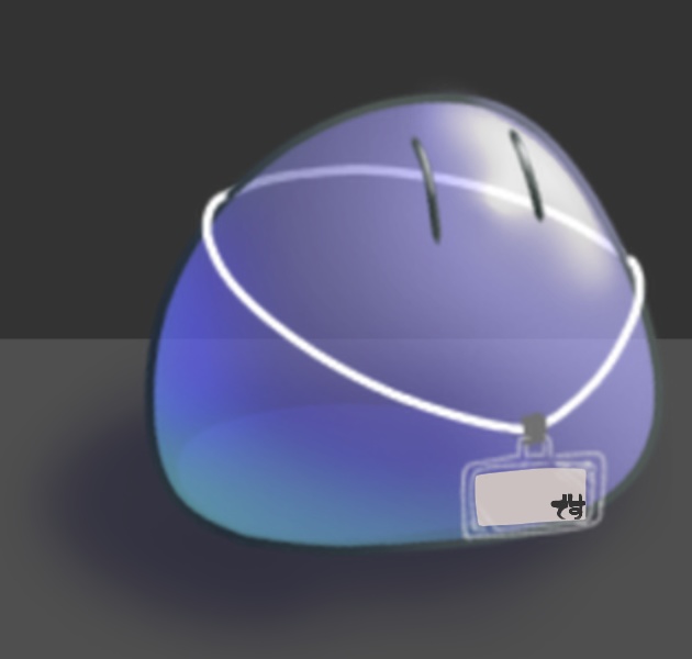 半透明のスライムみたいなコマ