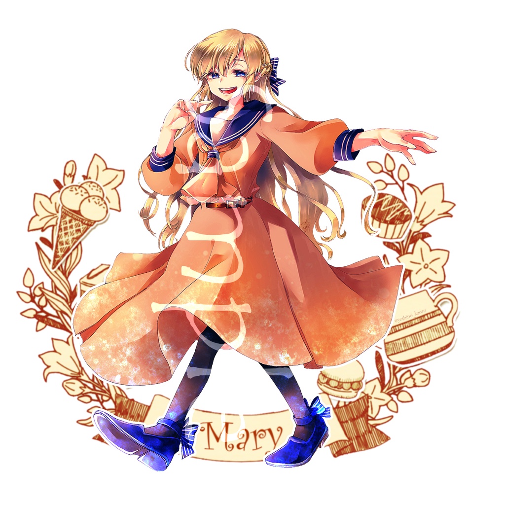 【Ib】メアリーアクリルキーホルダー（スタンド付き）