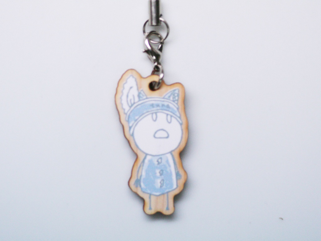 【ツナ丸】木製ストラップ