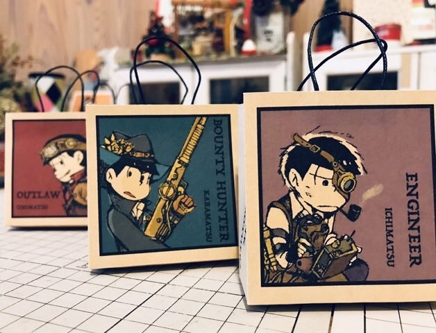 小さな紙バッグ スチームバンク