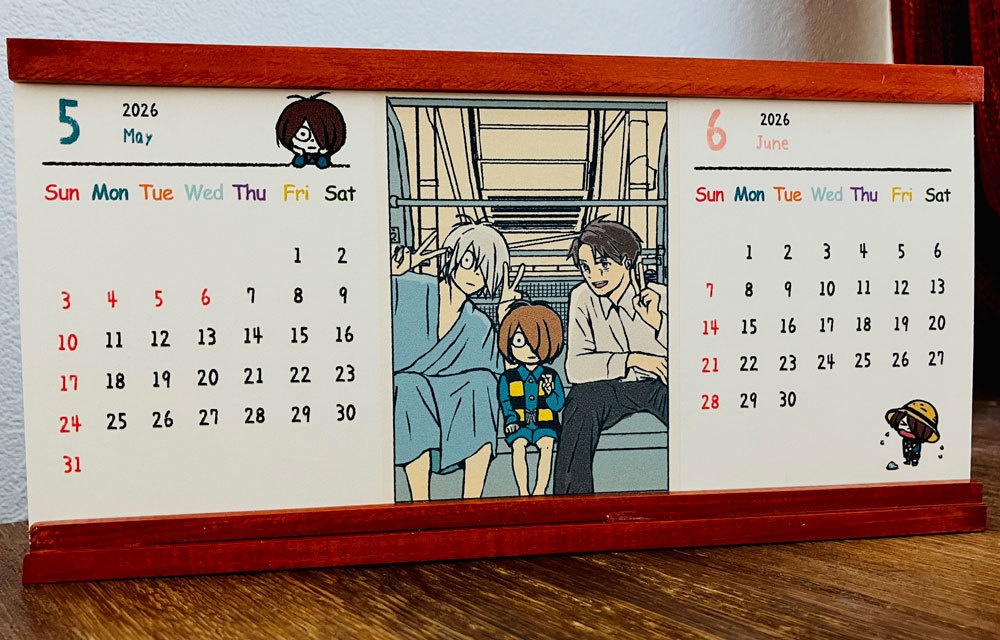 ２０２６年カレンダー（フレーム付き）