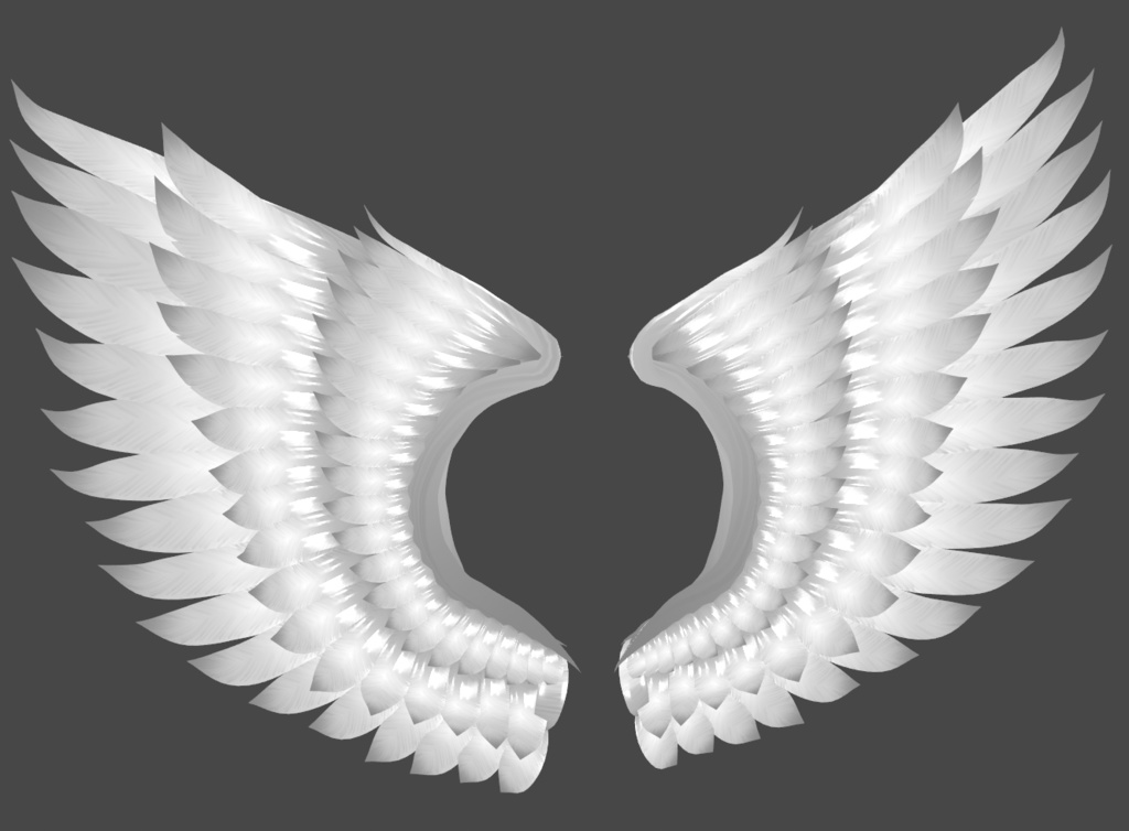 Angel Hover Wings - 20 variations (VROID)
