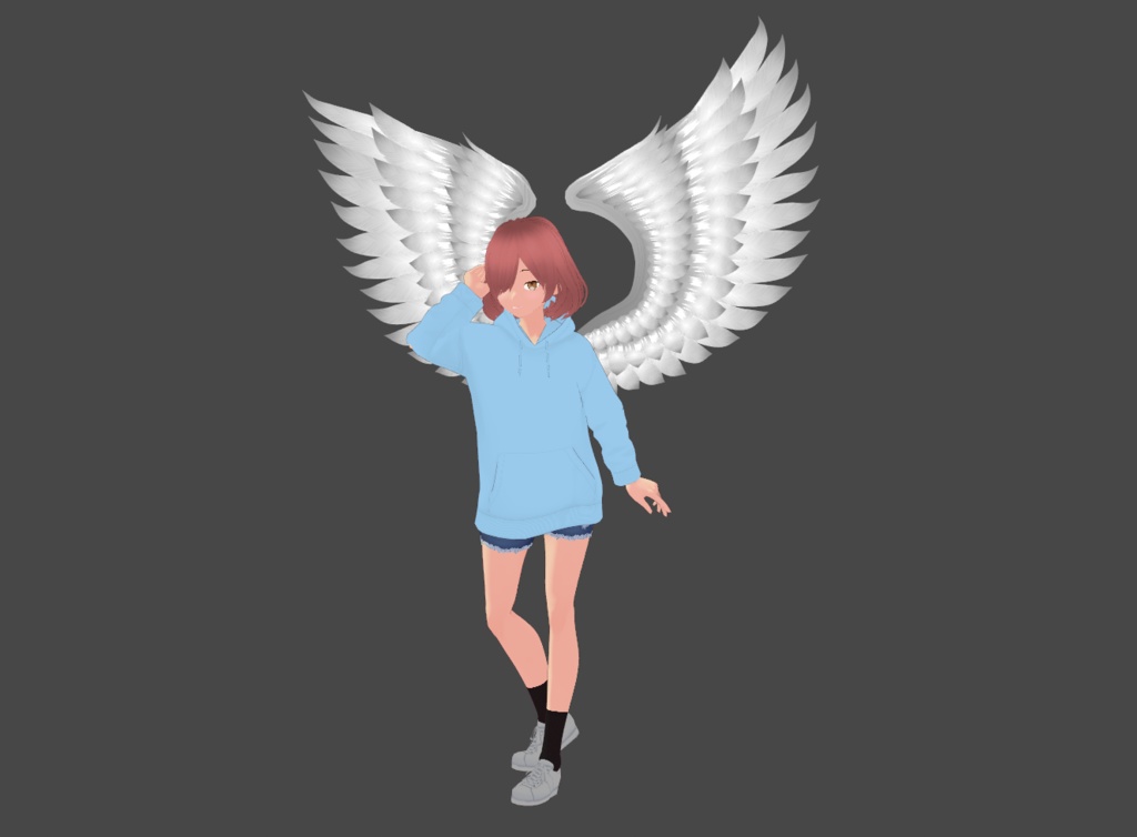 Angel Hover Wings - 20 variations (VROID)