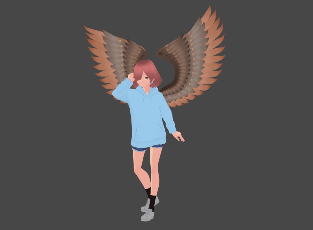 Angel Hover Wings - 20 variations (VROID)