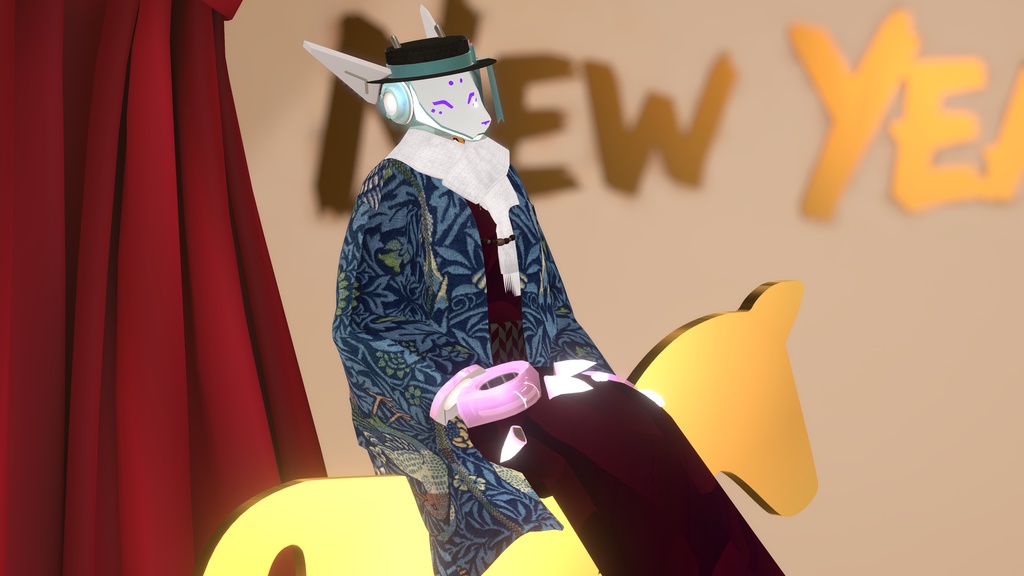 【FREE】Winter Kimono for Chimera Hue