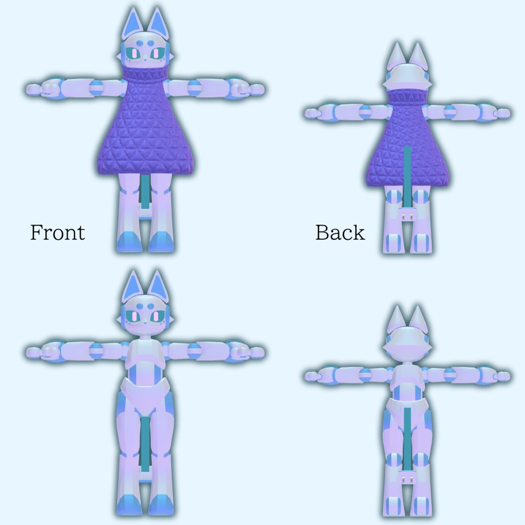 NiNETTE(ニネット) 【VRChat想定アバター】