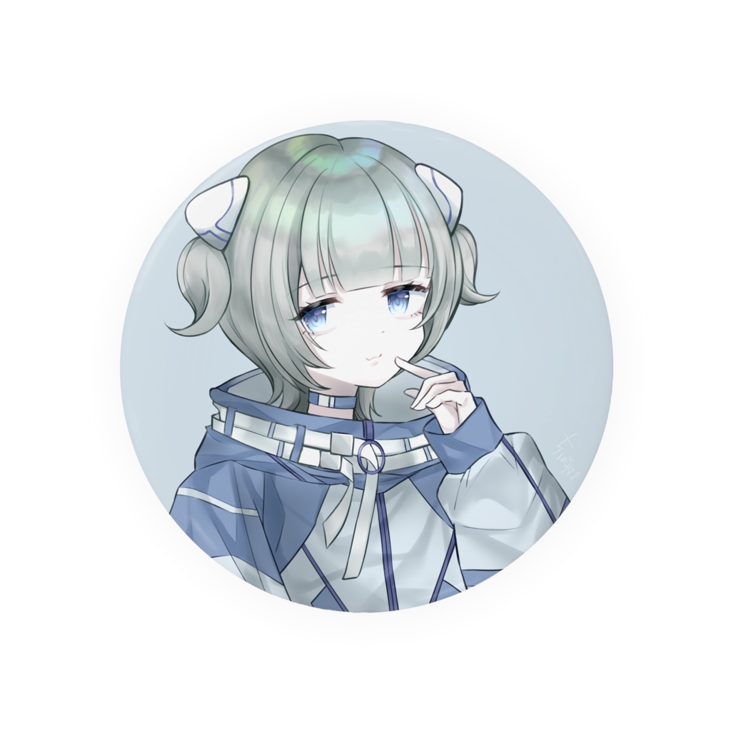 サイバーパンクちゃんの大きめ缶バッジ