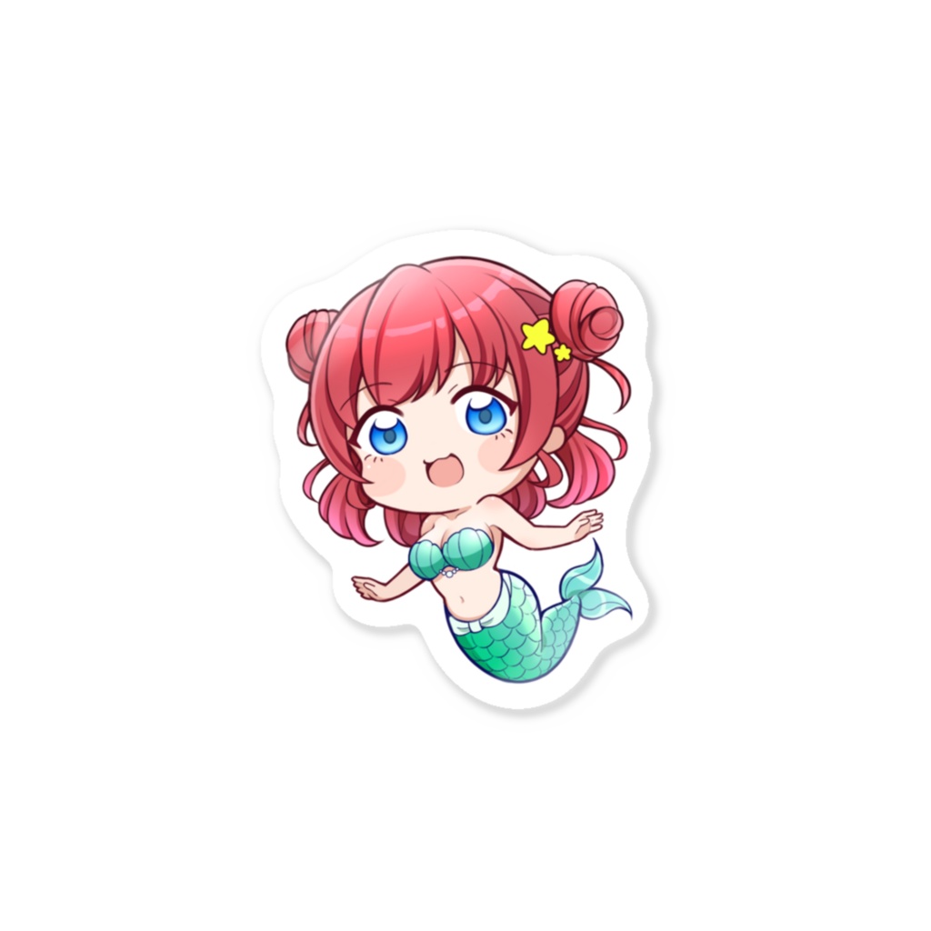 マーメイドちゃんのステッカー