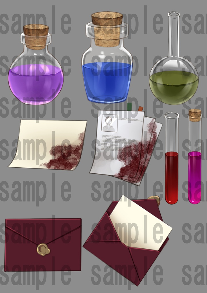 TRPGや脱出ゲームに使えるアイテム素材集